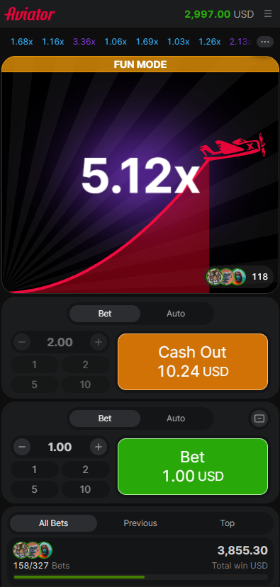 aviator screenshot 3