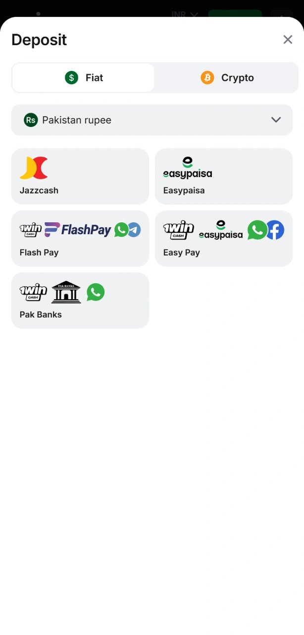 Make your first deposit to play Aviator at 1win today.