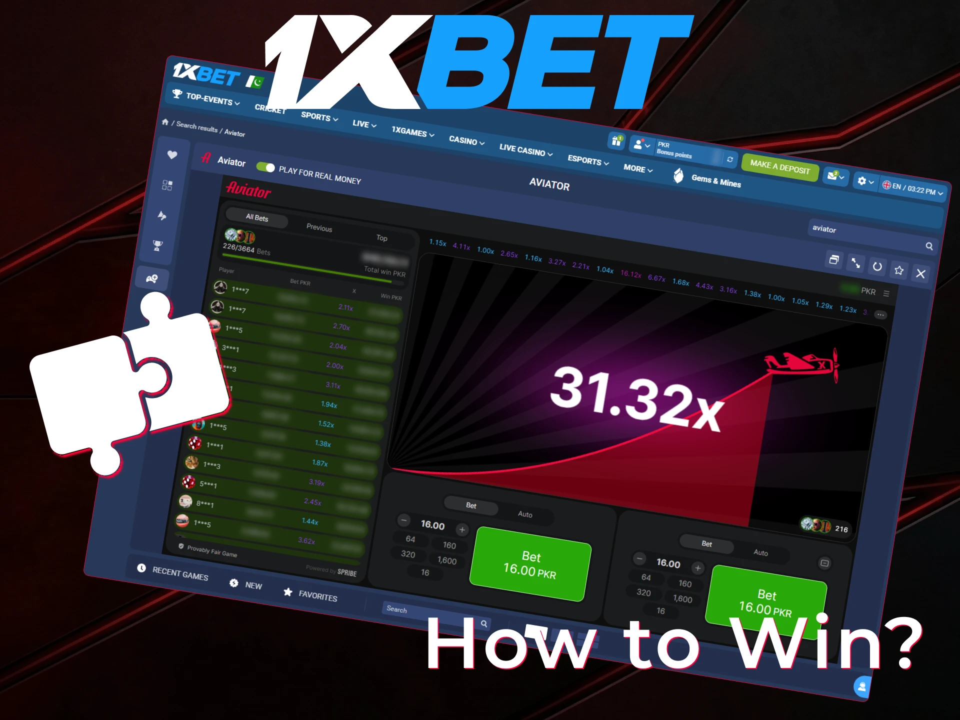 spribe aviator 1xbet pakistan