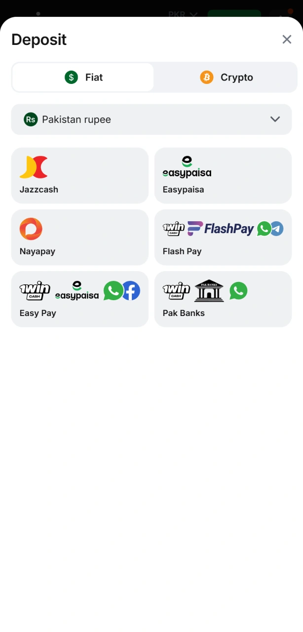 Make your first deposit at Aviator to fund your gaming balance.