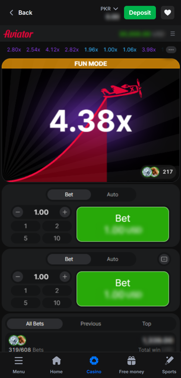 Start playing Aviator to enjoy the thrill of the crash game.