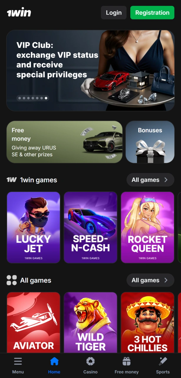 Choose a casino and open its official website to play Aviator.