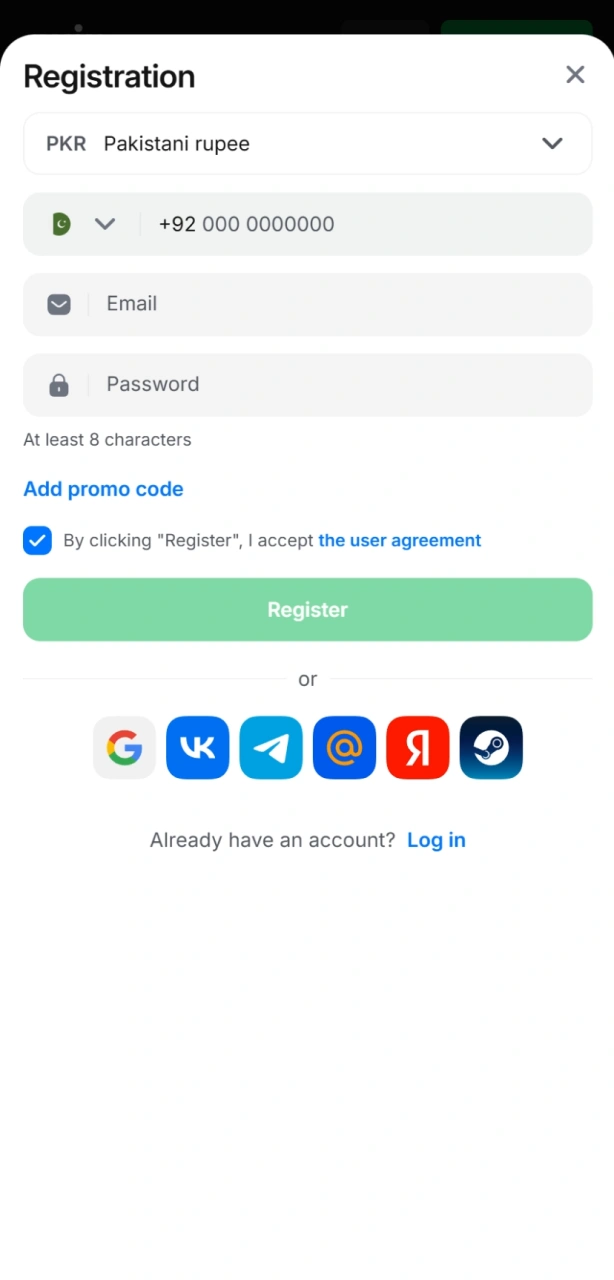 Click the Registration Button to join the Aviator community.