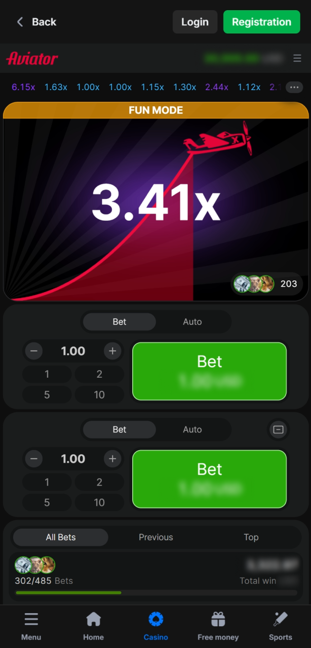 Experience the exciting Aviator gameplay for big wins.