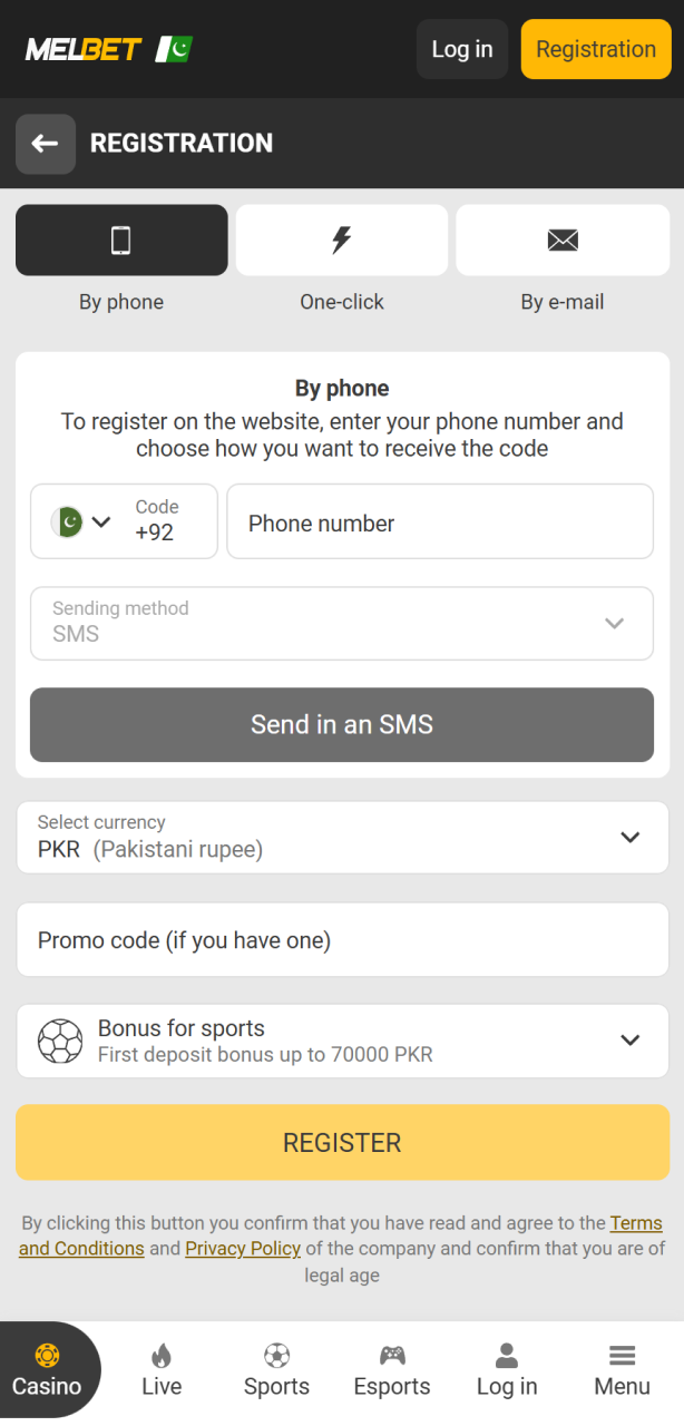 Complete the installation and open the app to play Melbet Aviator.