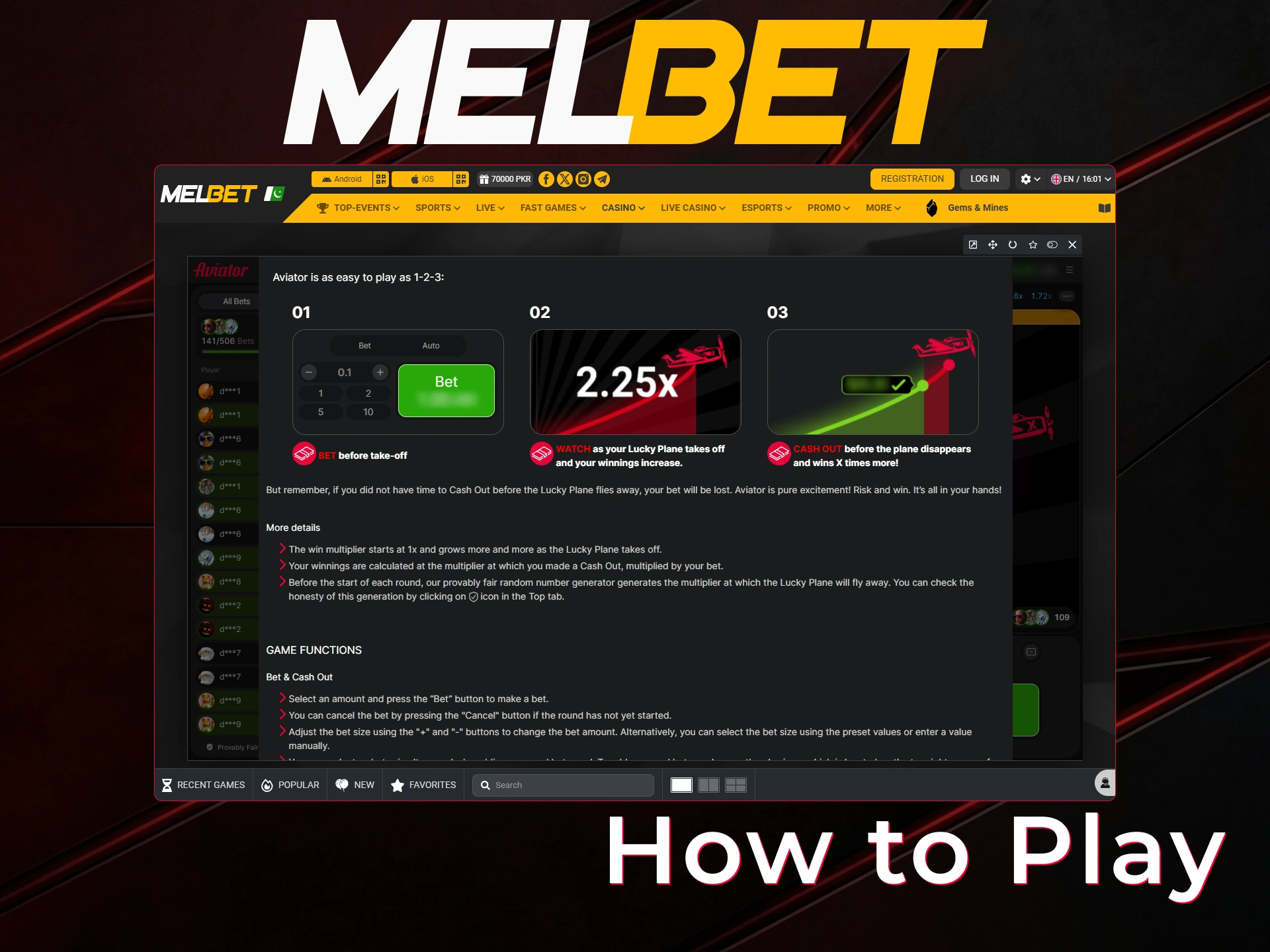 aviator game melbet pakistan