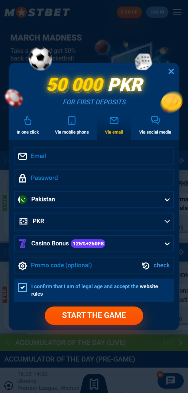 Register an Account at Mostbet to join the Aviator community.
