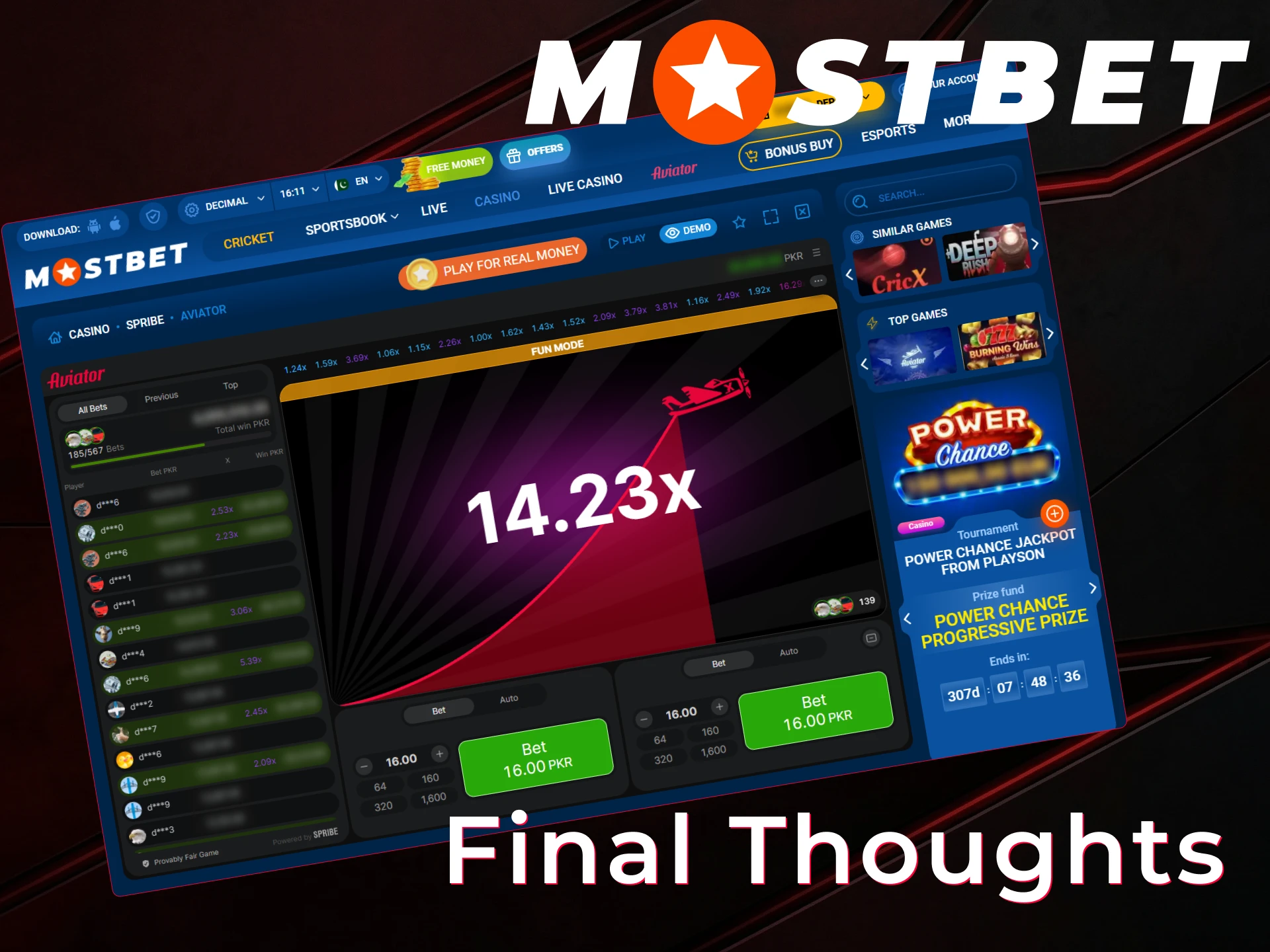 play mostbet aviator pakistan