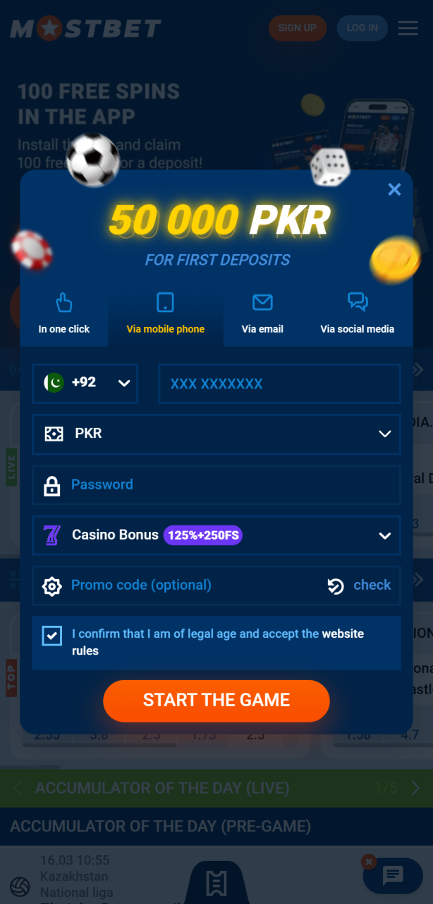 Complete registration and join the Mostbet Aviator gaming community.