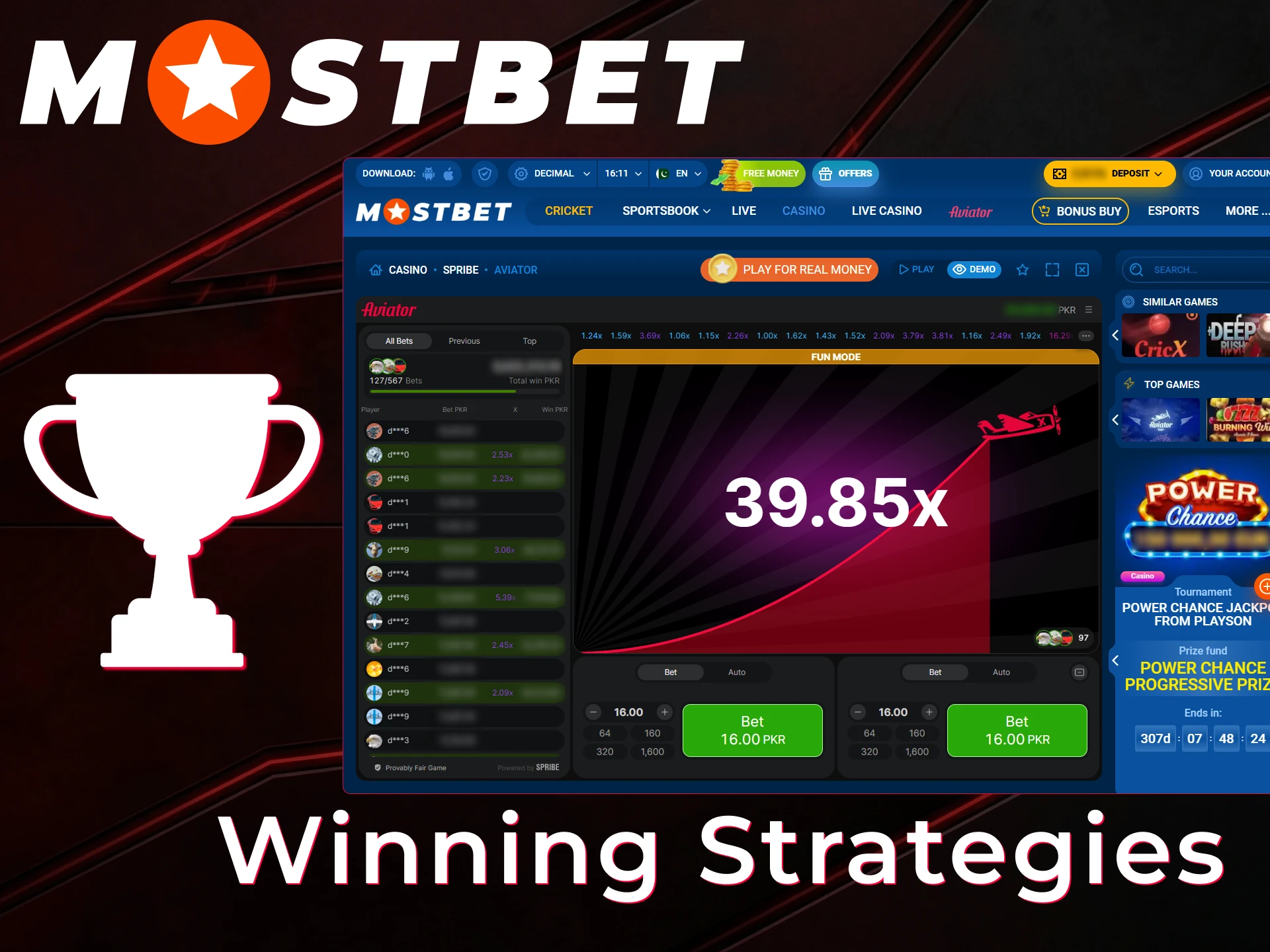 mostbet games aviator pakistan
