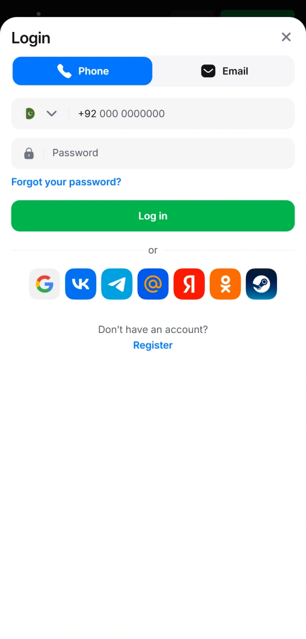 Log in to your casino account to start the Aviator withdrawal process.